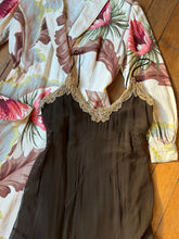 Load image into Gallery viewer, vintage 1930s silk dress {xxs}
