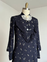 Load image into Gallery viewer, vintage 1930s rayon dress {m}