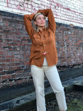 Load image into Gallery viewer, vintage 1960s cream cotton slacks pants