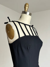 Load image into Gallery viewer, vintage 1960s cage neck dress {xs}