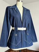 Load image into Gallery viewer, vintage 1950s denim jacket {XL/1X}