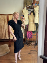 Load image into Gallery viewer, vintage 1940s novelty dress {xs}
