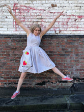 Load image into Gallery viewer, vintage 1950s jumpsuit dress {xs}