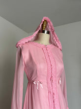 Load image into Gallery viewer, vintage 1960s hooded gown {xs}