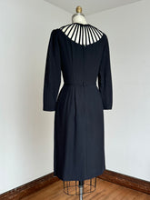 Load image into Gallery viewer, vintage 1960s cage neck dress {s}