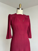 Load image into Gallery viewer, AS-IS vintage 1940s shooting star studded dress {m}