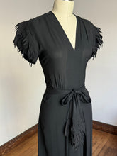 Load image into Gallery viewer, vintage 1940s novelty dress {xs}