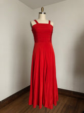 Load image into Gallery viewer, vintage 1940s red gown set {m}
