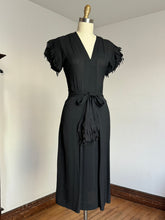 Load image into Gallery viewer, vintage 1940s novelty dress {xs}