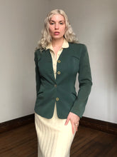 Load image into Gallery viewer, vintage 1940s collarless jacket {s}
