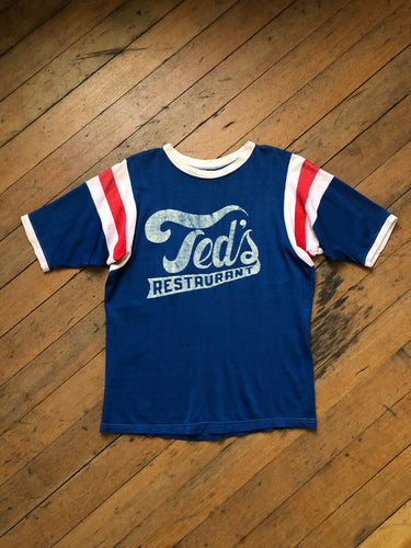 vintage 1950s Ted's Restaurant jersey shirt