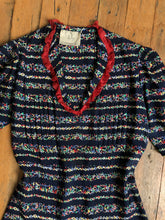Load image into Gallery viewer, vintage 1930s novelty dancers dress {s}
