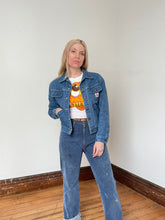 Load image into Gallery viewer, vintage 1970s GWG Scrubbies denim jacket