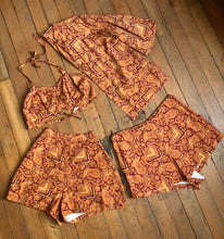 Load image into Gallery viewer, vintage 1940s rayon &quot;his &amp; hers&quot; swim set {L}