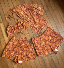 Load image into Gallery viewer, vintage 1940s rayon "his & hers" swim set {L}