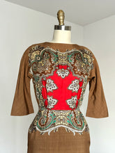 Load image into Gallery viewer, vintage 1960s scarf dress {xs}