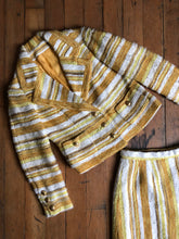Load image into Gallery viewer, vintage 1960s tweed skirt suit {m}
