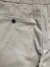 Load image into Gallery viewer, vintage 1960s cream cotton slacks pants