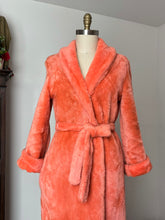 Load image into Gallery viewer, vintage 1960s fuzzy neon robe {L/XL}