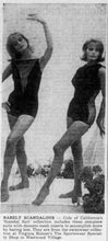 Load image into Gallery viewer, vintage 1960s Scandal Suit swimsuit {xs-s}