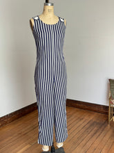 Load image into Gallery viewer, vintage 1960s striped jumpsuit {s}