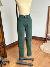 Load image into Gallery viewer, vintage 1990s green LEVIS 550s 28"W