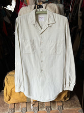 Load image into Gallery viewer, vintage 1950s green gingham long sleeve shirt