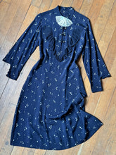 Load image into Gallery viewer, vintage 1930s rayon dress {m}