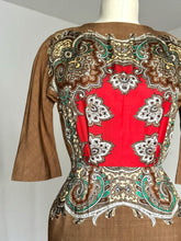 Load image into Gallery viewer, vintage 1960s scarf dress {xs}