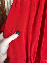 Load image into Gallery viewer, vintage 1940s red gown set {m}