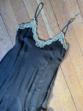 Load image into Gallery viewer, vintage 1930s silk dress {xxs}