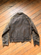 Load image into Gallery viewer, vintage 1930s 40s synched leather jacket