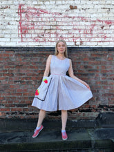 Load image into Gallery viewer, vintage 1950s jumpsuit dress {xs}