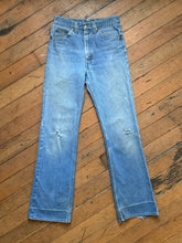 Load image into Gallery viewer, vintage 1970s GWG Scrubbies denim jeans 27/28W