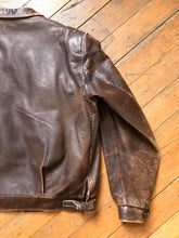 Load image into Gallery viewer, vintage 1940s German leather jacket