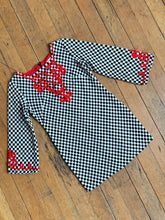 Load image into Gallery viewer, vintage 1960s checkered dress {s}