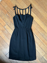 Load image into Gallery viewer, vintage 1960s cage neck dress {xs}