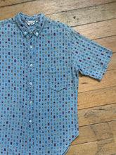 Load image into Gallery viewer, vintage 1960s novelty cotton button up shirt