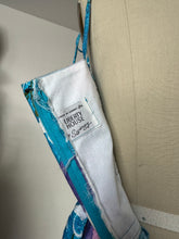 Load image into Gallery viewer, DRESS SALE // vintage 1960s blue cotton sarong dress {xs-s}