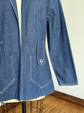 Load image into Gallery viewer, vintage 1950s denim jacket {XL/1X}