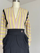 Load image into Gallery viewer, vintage 1940s rayon jersey dress {m}
