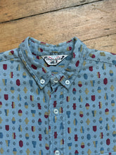 Load image into Gallery viewer, vintage 1960s novelty cotton button up shirt