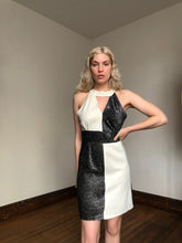 Load image into Gallery viewer, vintage 1960s lurex mini dress {xs}