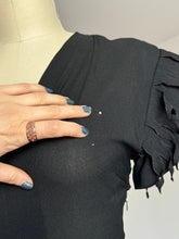 Load image into Gallery viewer, vintage 1940s novelty dress {xs}