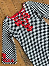 Load image into Gallery viewer, vintage 1960s checkered dress {s}