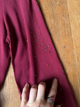 Load image into Gallery viewer, AS-IS vintage 1940s shooting star studded dress {m}