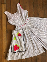 Load image into Gallery viewer, vintage 1950s jumpsuit dress {xs}