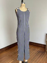 Load image into Gallery viewer, vintage 1960s striped jumpsuit {s}