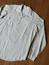 Load image into Gallery viewer, vintage 1950s green gingham long sleeve shirt