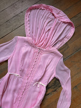 Load image into Gallery viewer, vintage 1960s hooded gown {xs}